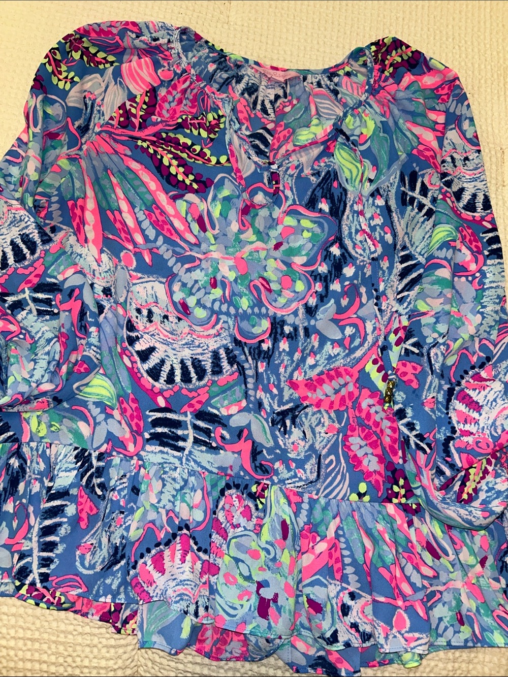 Lilly Pulitzer Flowy Lightweight Colorful Top